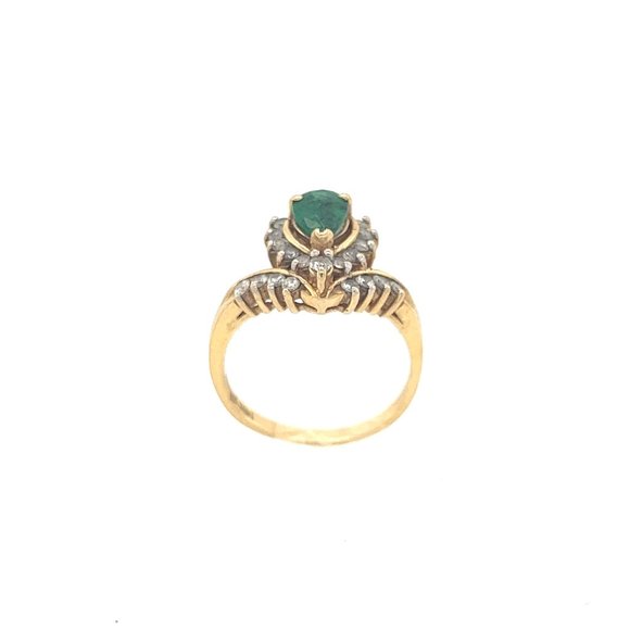 Emerald 14k Gold Ring - Picture 2 of 2